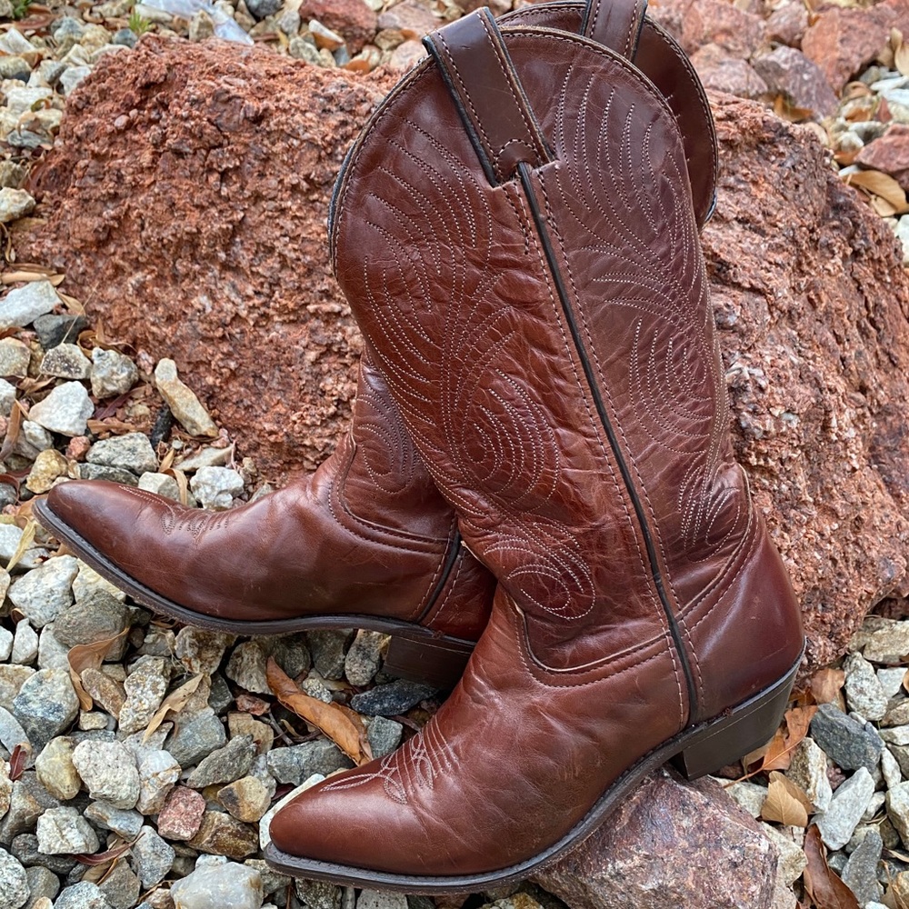 Code west cowgirl Burgundy boots